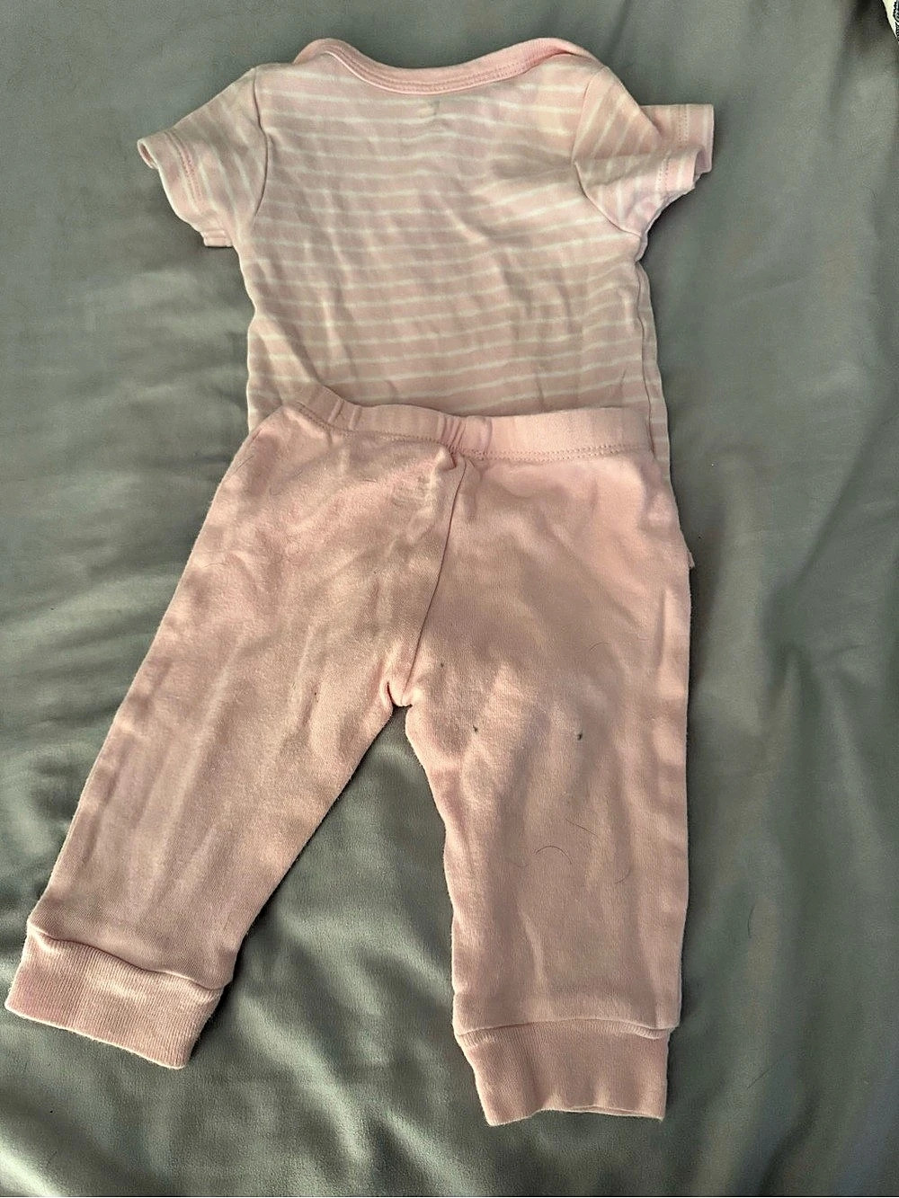 Carter's Pink Striped Baby Set Size 6M